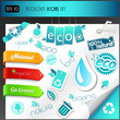Set of ecology icons.