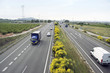 Photo: Vista de una carretera con trafico de vehiculos Vista de una carretera con trafico de vehiculos