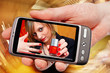 haul video presenting nail polish on the smartphone