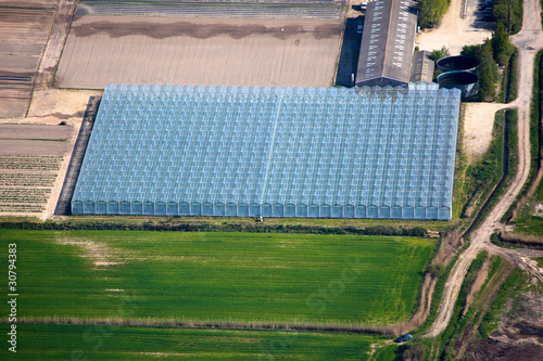 Photo: serres agricole vue du ciel serres agricole vue du ciel