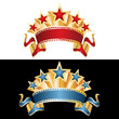 stars on banner stars on banner
