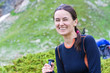 Happy backpacker