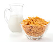 Corn flakes e latte Corn flakes e latte