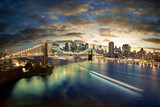 Amazing New York cityscape - taken after sunset - Fine Art prints