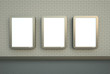 Three wall banners Three wall banners