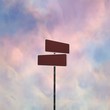 Blank Road Sign