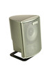 Top side of silver grid speaker