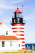 West Quoddy Head Lighthouse, Maine, USA