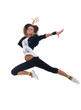 wonderful ballerina is dancing gracefully