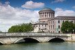 O'Donovan Rossa Bridge and Four Courts, river Liffey in Dublin O'Donovan Rossa Bridge and Four Courts, river Liffey in Dublin