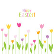 Easter card with copy space