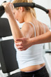 Patientin bei der Physiotherapie