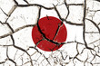 Cracked Japan flag