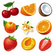 set of fruits