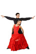 Latino dancer in action Latino dancer in action