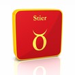 Sternzeichen - Stier Rot Gold