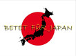 Vektor: Betet für Japan Betet für Japan