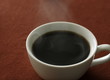 湯気の立つコーヒー