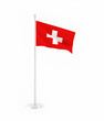 3D flag of Switzerland