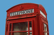 cabine téléphonique rouge