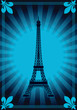 Eiffel tower vector illustration
