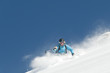 abtauchen im Tiefschnee
