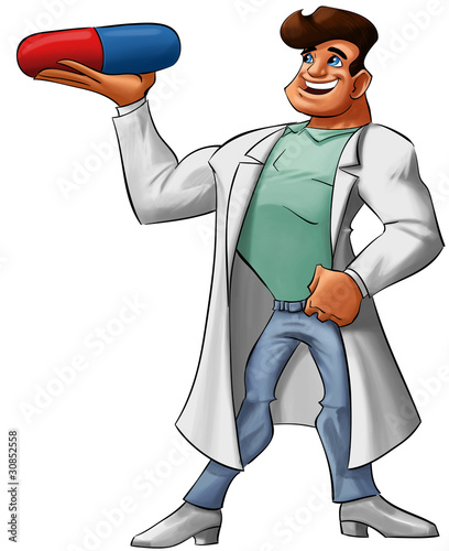 Illustration: super hero medic super hero medic