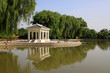 chinese architecture scenery in a park