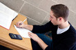 Student Doing Homework
