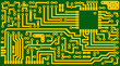 Electronic green circuit background - eps8