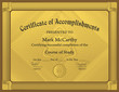 Certificate of Accomplishment Template Certificate of Accomplishment Template