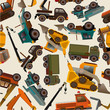 seamless truck pattern