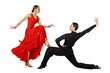 Latino dancers in action Latino dancers in action