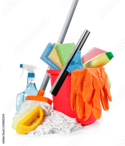 Photo: cleaning products cleaning products