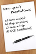 New year resolutions