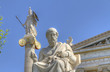 statues of Plato and Athena in the Academy of Athens