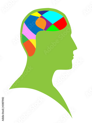 Vector: Human brain Human brain