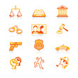 Law and order icons | JUICY series