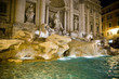 La Fontaine de Trevi à Rome