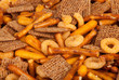 Foto: Salted Snack Mix Close up Salted Snack Mix Close up