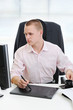 young designer does the work