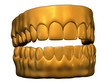 Illustration: golden teeth golden teeth