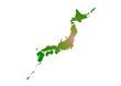 日本地図(震源)