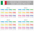 2011-2014 Type-1 Italian Calendar Mon-Sun 2011-2014 Type-1 Italian Calendar Mon-Sun
