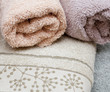 serviette de bain brune