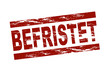 Befristet / vektor