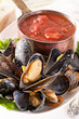 Mussels mit Tomatensauce