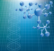 Vector: DNA model DNA model
