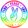 Peace hippy symbol Peace hippy symbol
