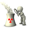 An inspector examines the infrastructure of nuclear power plant An inspector examines the infrastructure of nuclear power plant